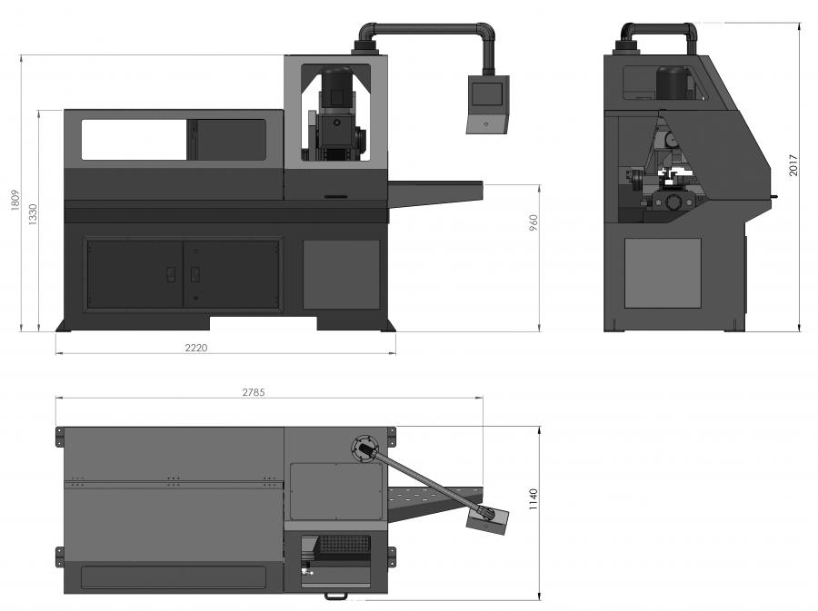 Tronconneuse automatique SMART 350 ILERI TEKNIK plan