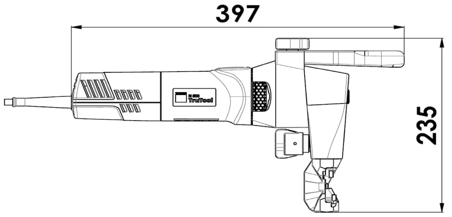 Dimensions TruTool N 500 TRUMPF