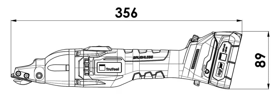 TruTool C 160 separateur de copeaux TRUMPF batterie LiHD 2 V