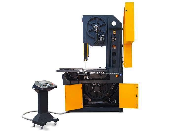 SCIE A RUBAN VERTICALE UBS S 613 VT UZMA ouvert