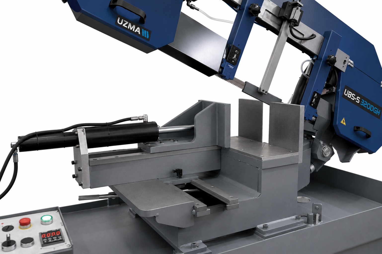 UBS S 320DGH 4 scie a ruban semi automatique coupe gauche droite UZMA